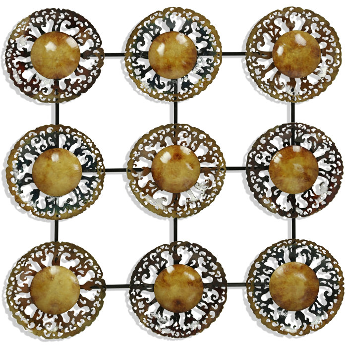 Bloomsbury Market Metal Circle Wall Décor | Wayfair